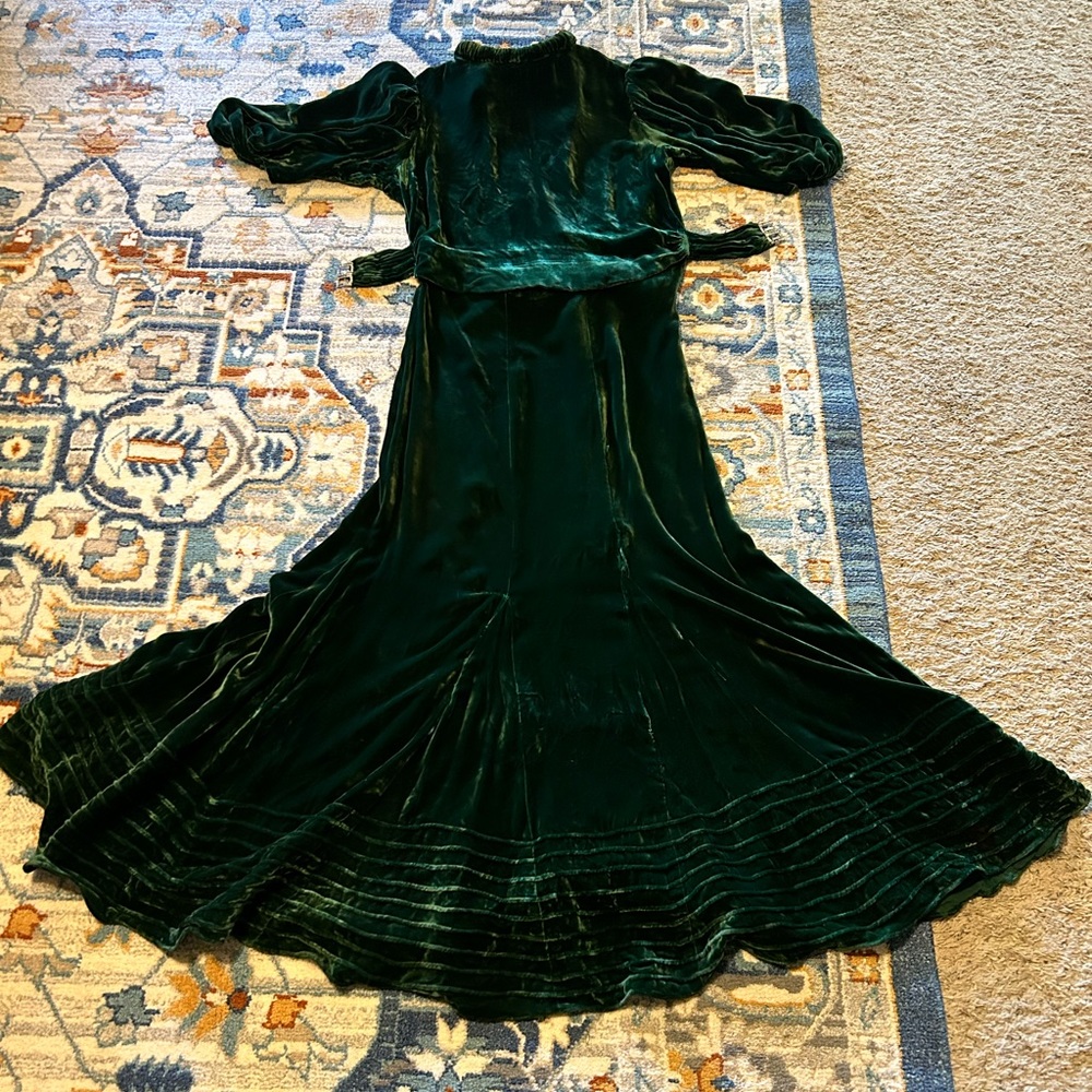 Grammie’s green velvet gown